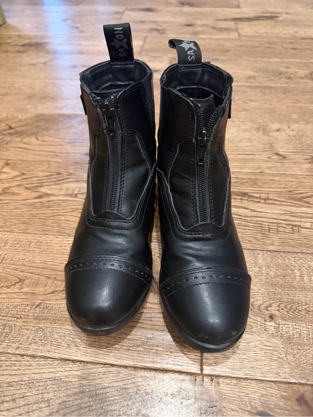 Saxon Syntivia Kids Paddock Boots size 2y